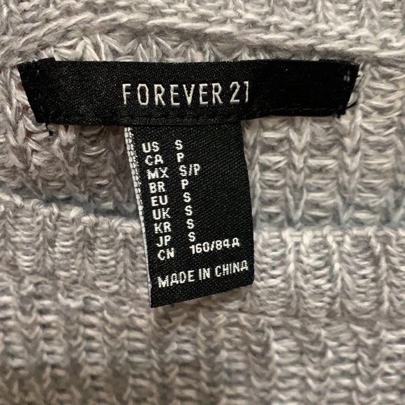 Forever 21 gray sweater - Picture 3 of 3
